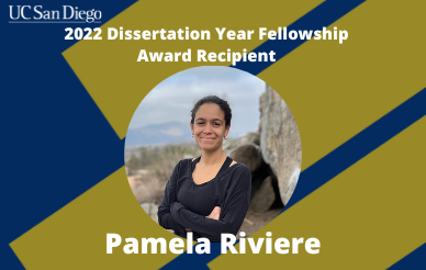 Pam Riviere 2022 Presidents Dissertation Year Fellowship Awardee
